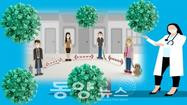[포토샵=동양뉴스] 코로나19 사회적 거리두기.