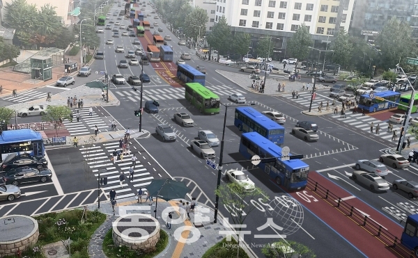 서울시가 도심 내 통일로 중앙버스전용차로를 연결하기 위해 염천교사거리~서대문역교차로 구간 공사를 시행한다.(사진=서울시 제공)